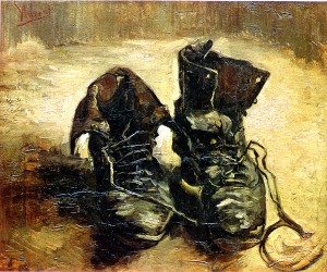 Van Gogh "Pair of Shoes" from 1886